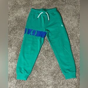 Polo Ralph Lauren Kelly Green jogger sweatpants Size 7
